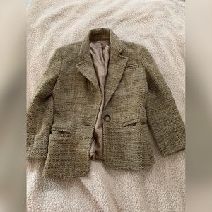 S TAN Tweed Jacket